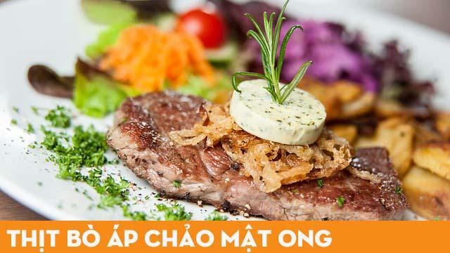 Cách làm món thịt bò áp chảo sốt mật ong thơm ngon lạ miệng