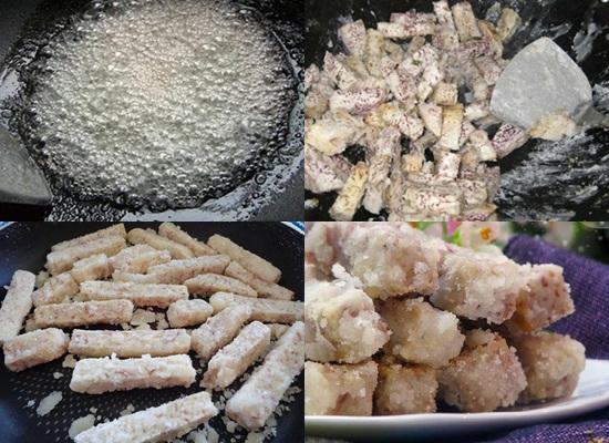 Cách làm mứt khoai môn giòn ngon đơn giản cho ngày Tết