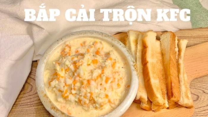 Cách làm salad bắp cải giống KFC cực ngon